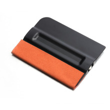 felt soft suede car screen install cleaning plastic applicator squeegee with black handle